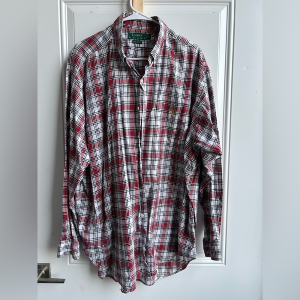 Men's | Ralph Lauren Red Plaid Shirt | Size XL